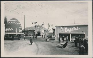 1949 Budapest Országos Mezőgazdasági Kiállítás és Tenyészállat Vásár, a Tejért Nemzeti Vállalat pavilonja, So. Stpl (EK)