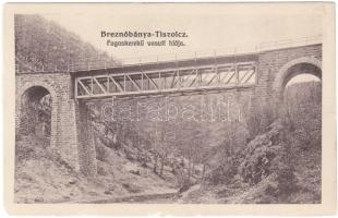 Breznóbánya-Tiszolc cogwheel railway bridge