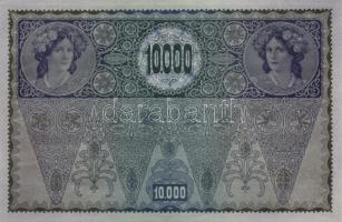 1918. 10.000K "Deutschösterreich" felülbélyegzéssel T:I- (hajtatlan)