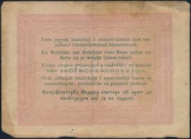 1848. 5Ft "Kossuth bankó" barna T:III apró lyuk