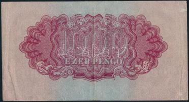 1944. 1000P "A Vöröshadsereg Parancsnoksága" T:III,III- betépődés