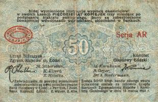 Oroszország/Lodz 1915. 50kop. T:III