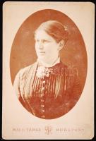 cca 1895 Fotó Mai Manó műterméből 11x16 cm