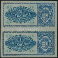 1920. 1K (2x) egymás utáni sorszámmal T:I-