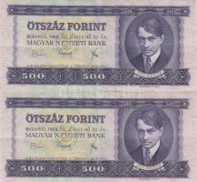 1969. 500Ft (2x) T:II