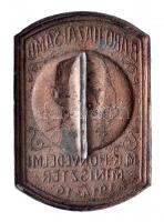 Osztrák-Magyar Monarchia 1914-16. "BÁRÓ HAZAI SAMU M.K. HONVÉDELMI MINISZTER 1914-16" bron...