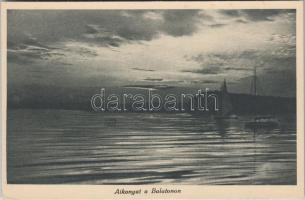 Balaton alkonyat