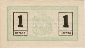 1919. Miskolc 1K sorszám nélül! + látványos lemezhiba! T:I-