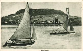 Badacsony, vitorlás hajók