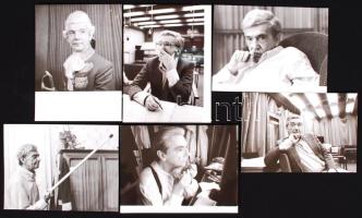 1950-1990 Gábor Miklós színász 6 db portrékép 17x24 cm