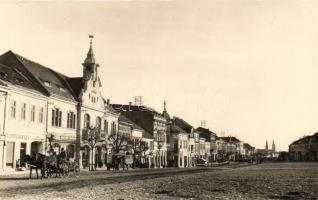 Szászrégen market place, Leopold Hügel's shop