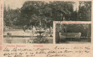 Buziás spa park, Deák's bench (Rb)