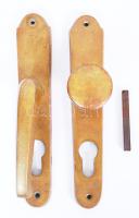 Réz kilincs párban, h:18 cm