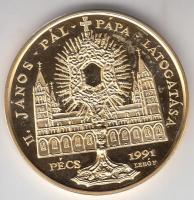 Bognár György (1944-) / Lebó Ferenc (1960-) 1991. "II.János Pál pápa látogatása - Pécs" ar...