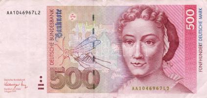 NSZK 1991. 500DM T:II