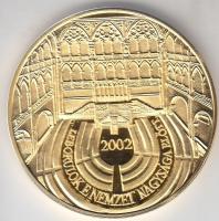 2002. "Kossuth Lajos - A magyar történelem nagy alakjai" aranyozott Br emlékérem (42,5mm) ...