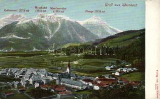 Kötschach with alpine mountains