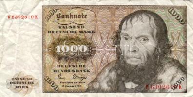 NSZK 1980. 1000DM T:III