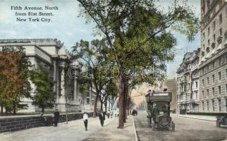 New York, Fifth Avenue, North from 81st Street, Metropolitan Museum