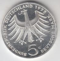 NSZK 1975G 5M Ag "Schweitzer" T:PP
GFR 1975G 5 Mark "Schweitzer" C:PP