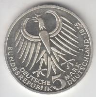 NSZK 1975J 5M Ag "Friedrich Ebert" T:PP ph.
GFR 1975J 5 Mark "Death of Friedrich Eber...