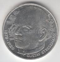 NSZK 1978D 5M Ag "Gustav Stresemann" T:2 GFR 1978D 5 Mark Ag "Gustav Stresemann" C:XF