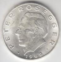 Ausztria 1969. 25Sch Ag "Peter Rosegger" T:2 Austria 1969. 25 Schilling Ag "Peter Rosegger" C:XF