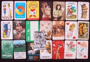 1983 22db klf témájú kártyanaptár