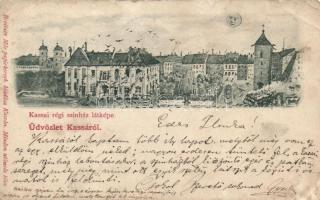 Kassa, old theatre's view, humour (Rb)