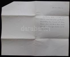 1876 Weuckheim Géza (1847-1924) Gerlai lótenyészet atya és felesége Deshayes Jenny esküvői meghívója