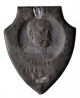 Osztrák-Magyar Monarchia 1914-16. "Frigyes Főherceg tábornagy 1914-1916" cink sapkajelvény...