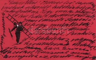 Krampus chimney sweeper