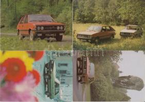 FSO Polonez - 19 db használatlan, modern, autós képeslap és reklámlap (nem képeslap hátoldalú)