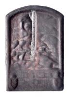 Osztrák-Magyar Monarchia 1915-17. "ISONZO-ARMEE 1915-17" tombak sapkajelvény (29x20mm) tű ...