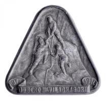 Osztrák-Magyar Monarchia 1914-16. "DOBERDÓ VILÁGHÁBORÚ 1914-1916" cink sapkajelvény (33x35mm) T:2 Austro-Hungarian Monarchy 1914-16. "DOBERDO VILAGHABORU" zinc cap badge (33x35mm) C:XF