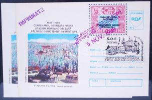 Románia 1999 Hohe Rinne levélzárók 2 db díjjegyes borítékon alkalmi bélyegzéssel