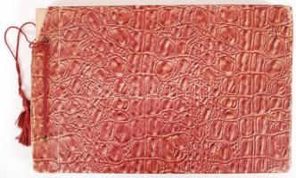 Cca 1960 Fotóalbum benne Pécs, Esztergom, Visegrád, Budapest fotókkal, az album viseltes állapotban,...