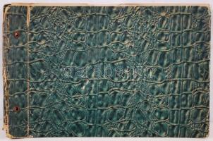 Cca 1960 Fotóalbum benne Budapest (állatkert, vidámpark) és családi fotók, az album viseltes állapot...