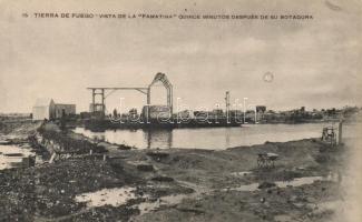 Tierra del Fuego, Famatina dredge, fifteen minutes after launching
