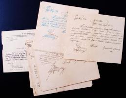 1930 Rendőrségi detektív jelentések Újpestről, kb 30 db