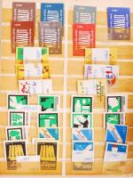 Sok ezer magyar gyufacímke A/4-es berakóban, csak komplett sorozatok