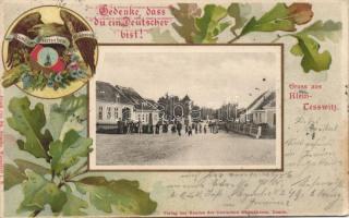 Dobsice, Klein Tesswitz; Bund der Deutschen Südmährens litho