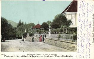 Varasdteplic promenade entrance (fa)