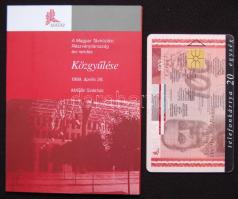 1998,1999 MATÁV közgfyűlési meghívóhoz adott barangoló kártyák 2 db. Csak 2500pld