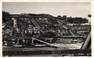 Gyékényes-Zákány vonal, felrobbantott Dráva-híd helyreállítása