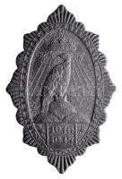 Osztrák-Magyar Monarchia 1916-17. "HEERES FRONT ERZHERZOG JOSEPH 1916-17" tömör cink sapkajelvény (42x29mm) szignó/készítő: Marton Budapest, Zutt.Sculp.Fecit.; tű nélkül T:2 Austro-Hungarian Monarchy 1916-17. "HEERES FRONT ERZHERZOG JOSEPH 1916-17" solid zinc cap badge (42x29mm) sign/maker:  Marton Budapest, Zutt.Sculp.Fecit; without pin C:XF