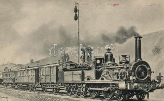 CSD Railway - Rapid Locomotive by the Bratislava tunnel; 40th anniversary of Railway federation