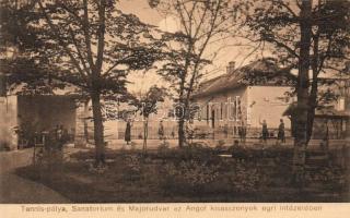 Eger Angolkisasszonyok intézete, teniszpálya