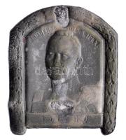 Osztrák-Magyar Monarchia 1914-16. II. Vilmos császár "Gott mit Uns" cink sapkajelvény (34x...