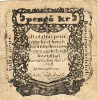 1849. Komárom 5Kr T:II/III R!